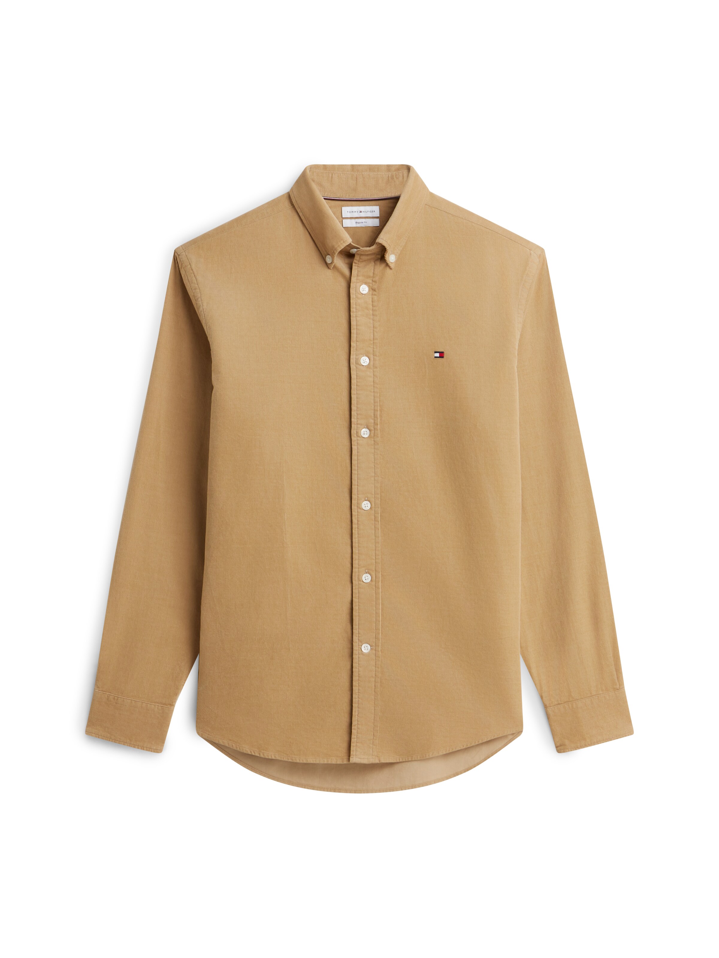 TOMMY HILFIGER Overhemd in Beige: voorkant