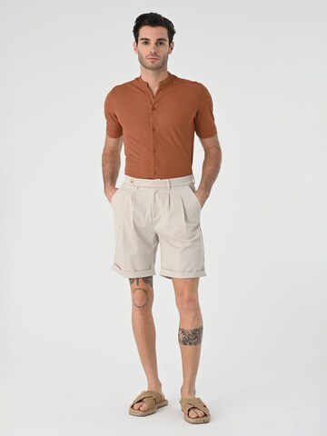Antioch Regular Bügelfaltenhose in Grau