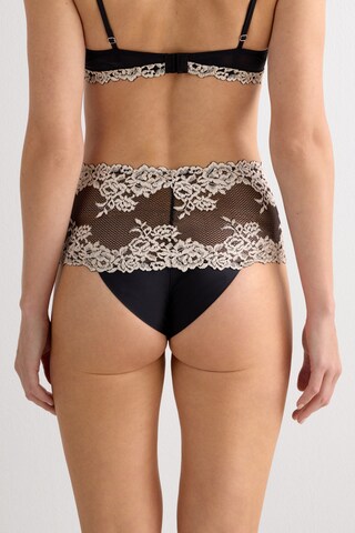 INTIMISSIMI Boyshorts 'Pretty Flowers' in Black