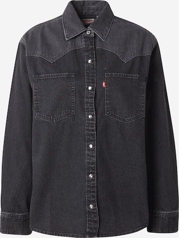 LEVI'S ®Bluza 'Teodora Western Shirt' - crna boja: prednji dio