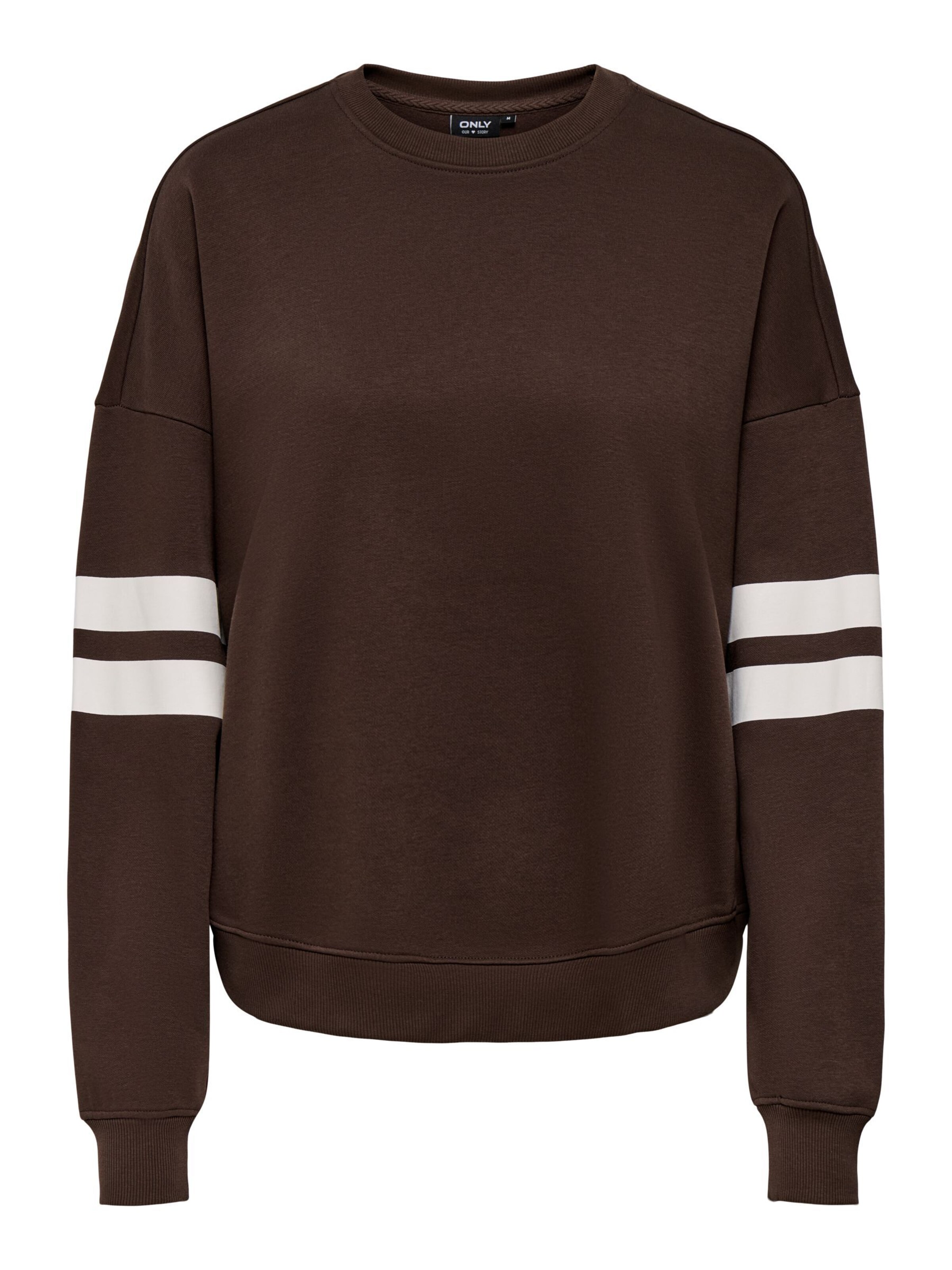 ONLY Sweatshirt 'ONLElla' in Braun: Vorderseite
