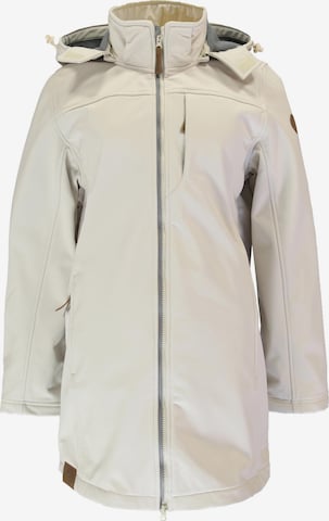 Gipfelglück Outdoor Coat 'Junko' in Beige: front