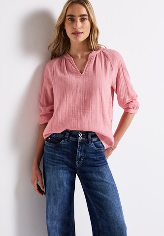 STREET ONE Bluse in Pink: Vorderseite