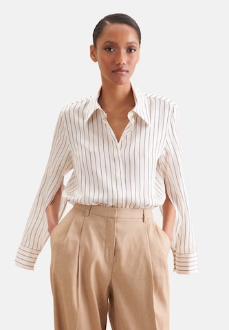 SEIDENSTICKER Blouse in Wit: voorkant