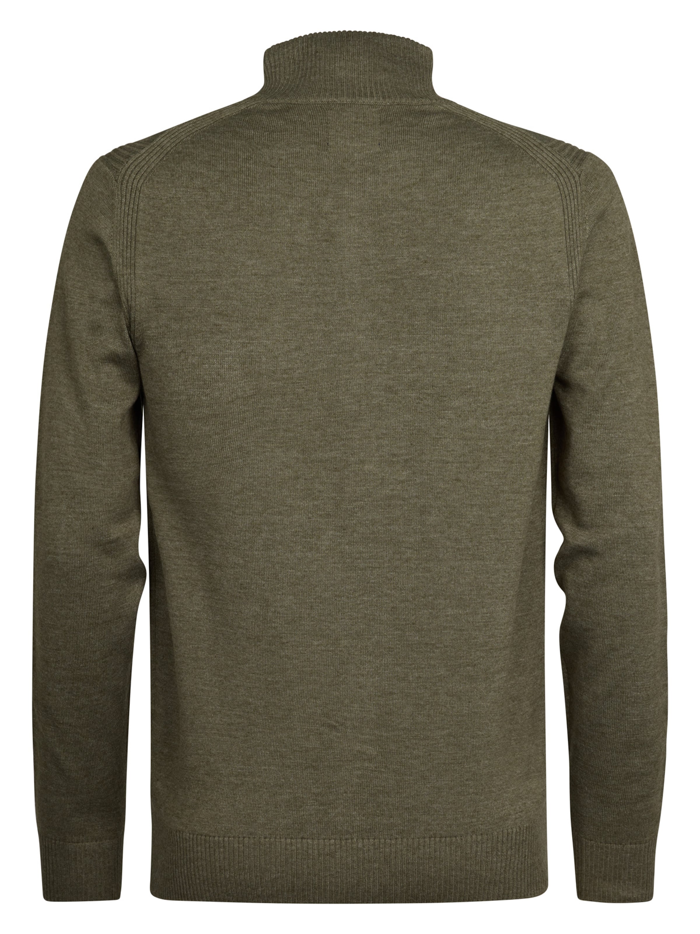 Petrol Industries Knit cardigan in Green