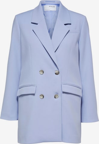 Blazer SELECTED FEMME en bleu : devant