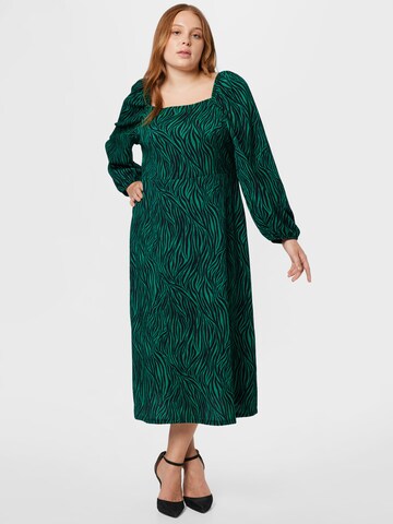 Dorothy Perkins Curve Dress in Green: front