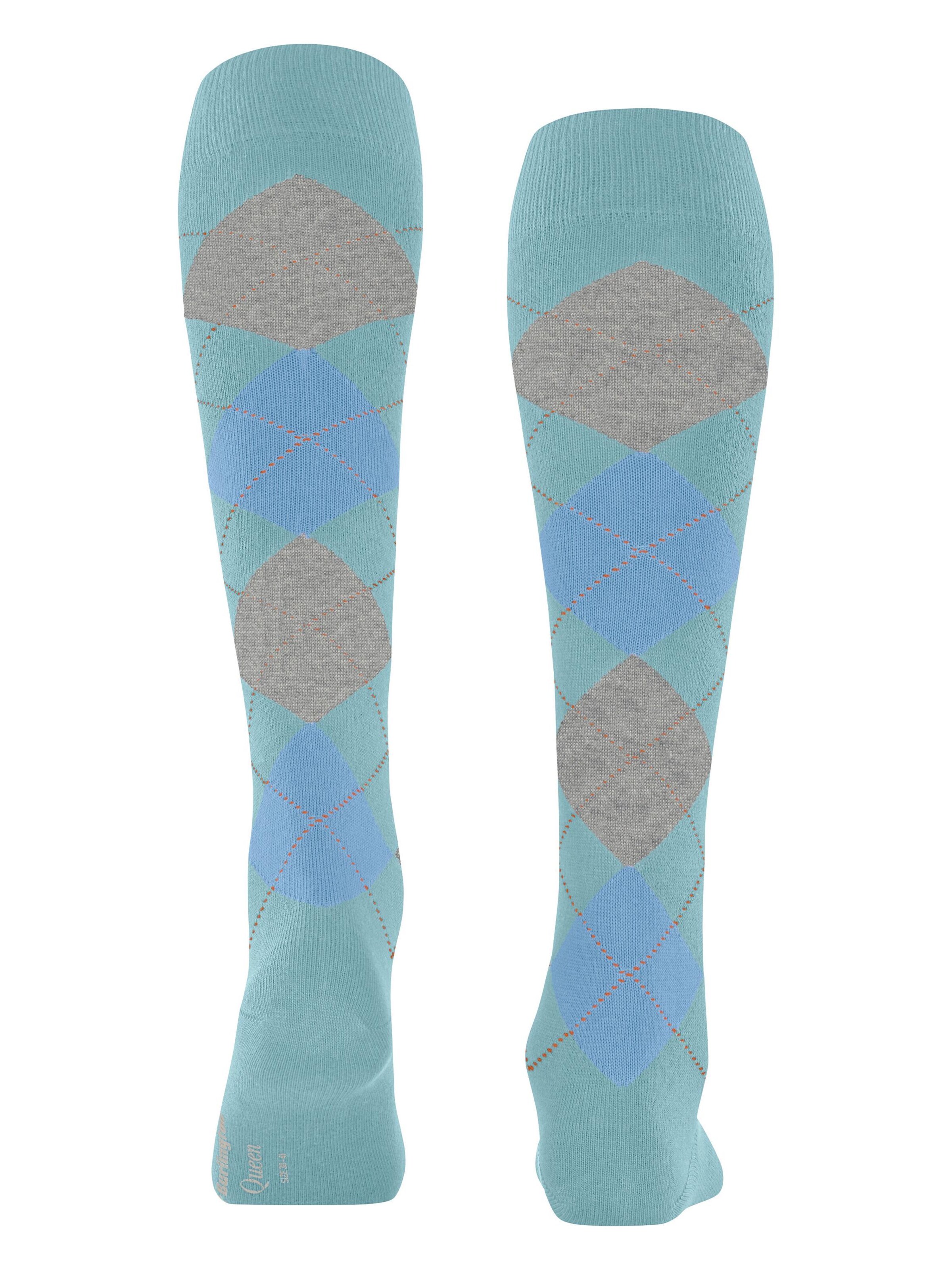 BURLINGTON Overknee Strümpfe 'Queen'‌ in Blau