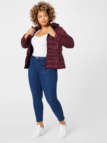 Vero Moda Curve Between-Season Jacket 'MIKKOLA' in Red