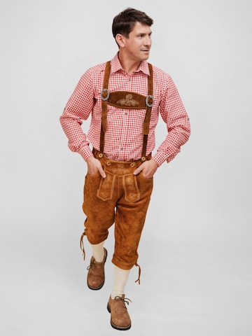 Hofglanz Regular Lederhose in Braun