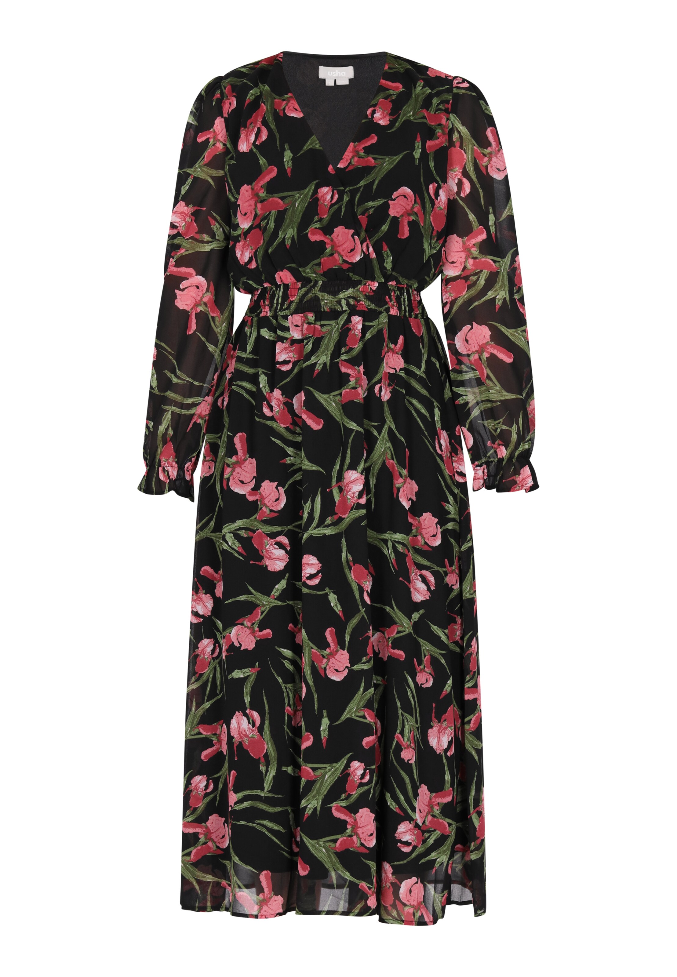 Usha Kleit, värv must: eest vaates