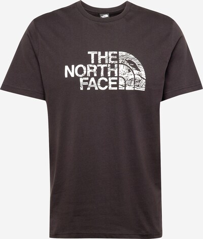 THE NORTH FACE T-Shirt 'WOODCUT DOME' en noir / blanc, Vue avec produit