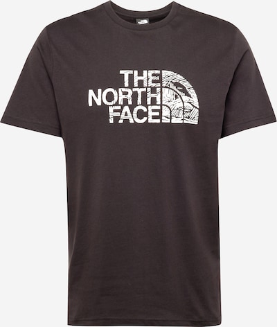 THE NORTH FACE T-Shirt 'WOODCUT DOME' in schwarz / weiß, Produktansicht