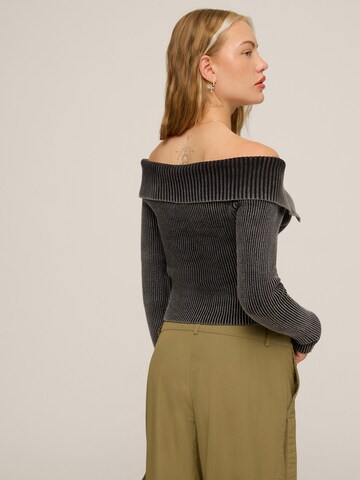 Cardigan Cheyenne Ochsenknecht en gris