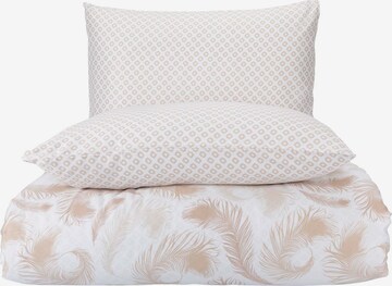 Bella Maison Duvet Cover 'Feather' in Beige: front