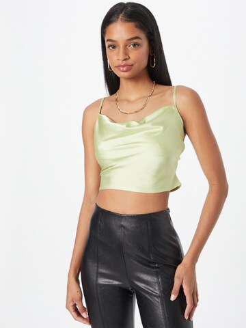 Top di HOLLISTER in verde: frontale