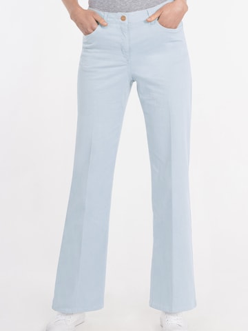Recover Pants Regular Trousers in Blue: front