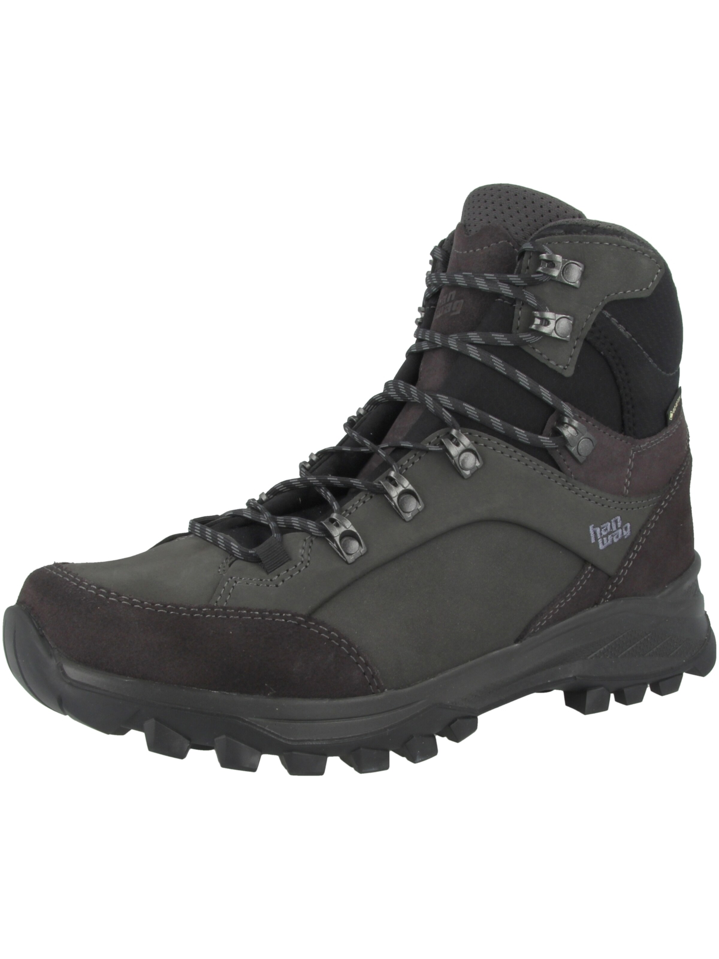 HANWAG Lace-up boots 'Banks GTX' in Green: front