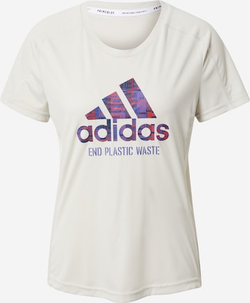 ADIDAS SPORTSWEARregular Tehnička sportska majica - siva boja: prednji dio