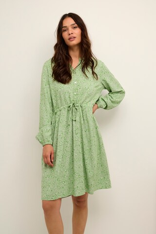 Robe Cream en vert : devant