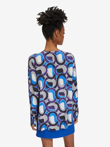 Cartoon Blouse in Blauw