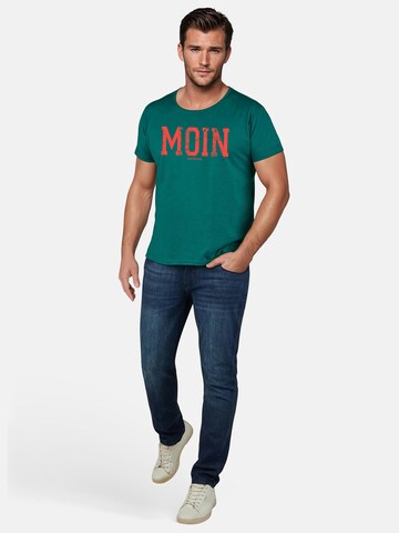 T-Shirt salzhaut en vert