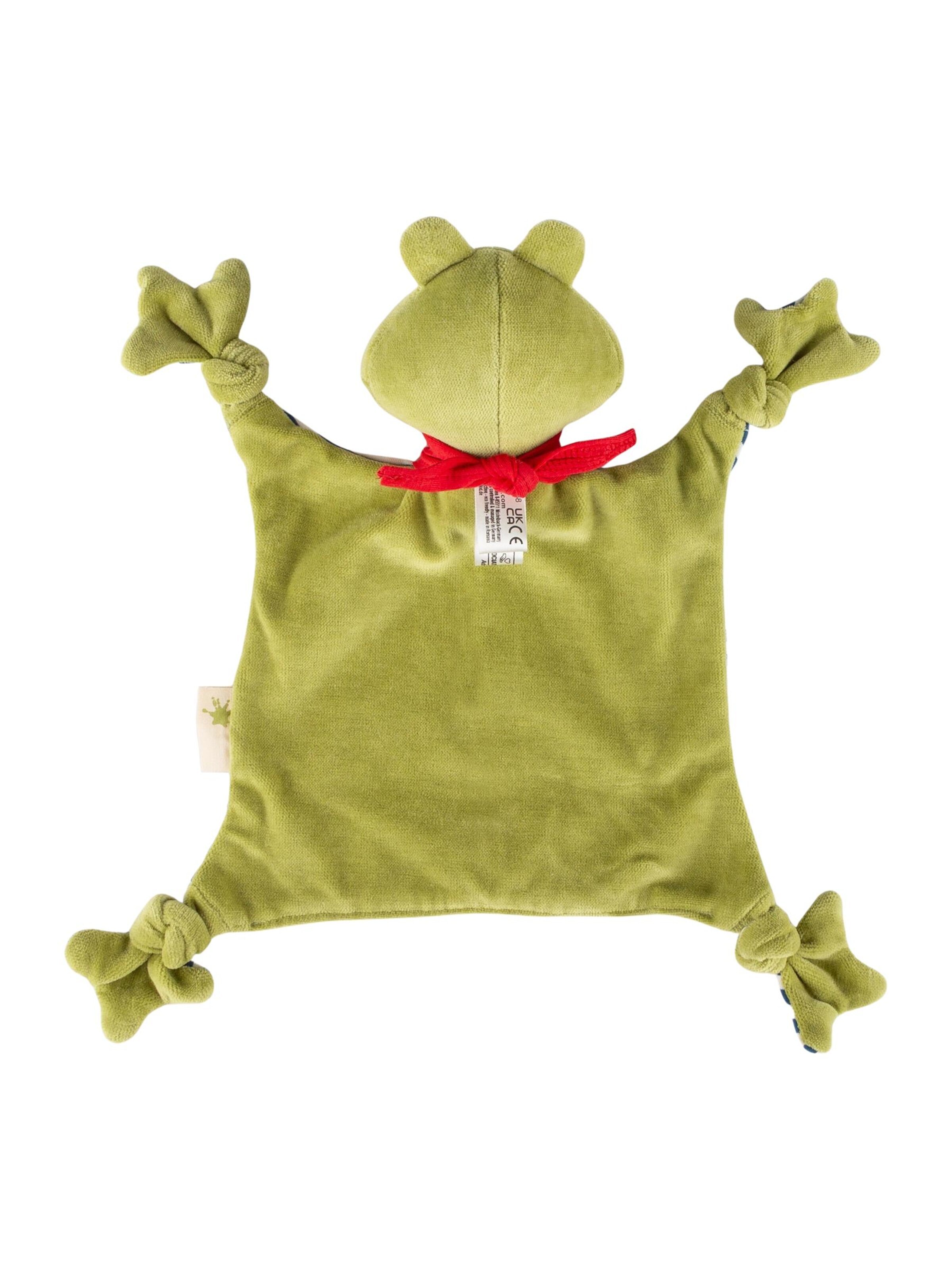 SIGIKID Stuffed animals 'Schnuffeltuch Natural Stripes Green Collection' in Green