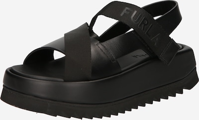 FURLA Sandale in schwarz, Produktansicht