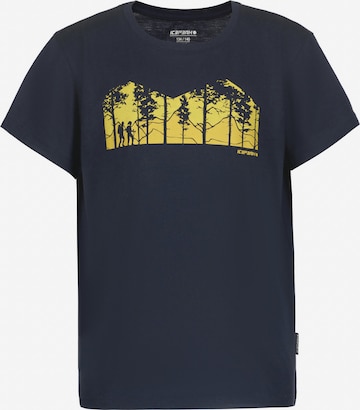 mėlyna ICEPEAK Sportiniai marškinėliai 'Kinston': priekis