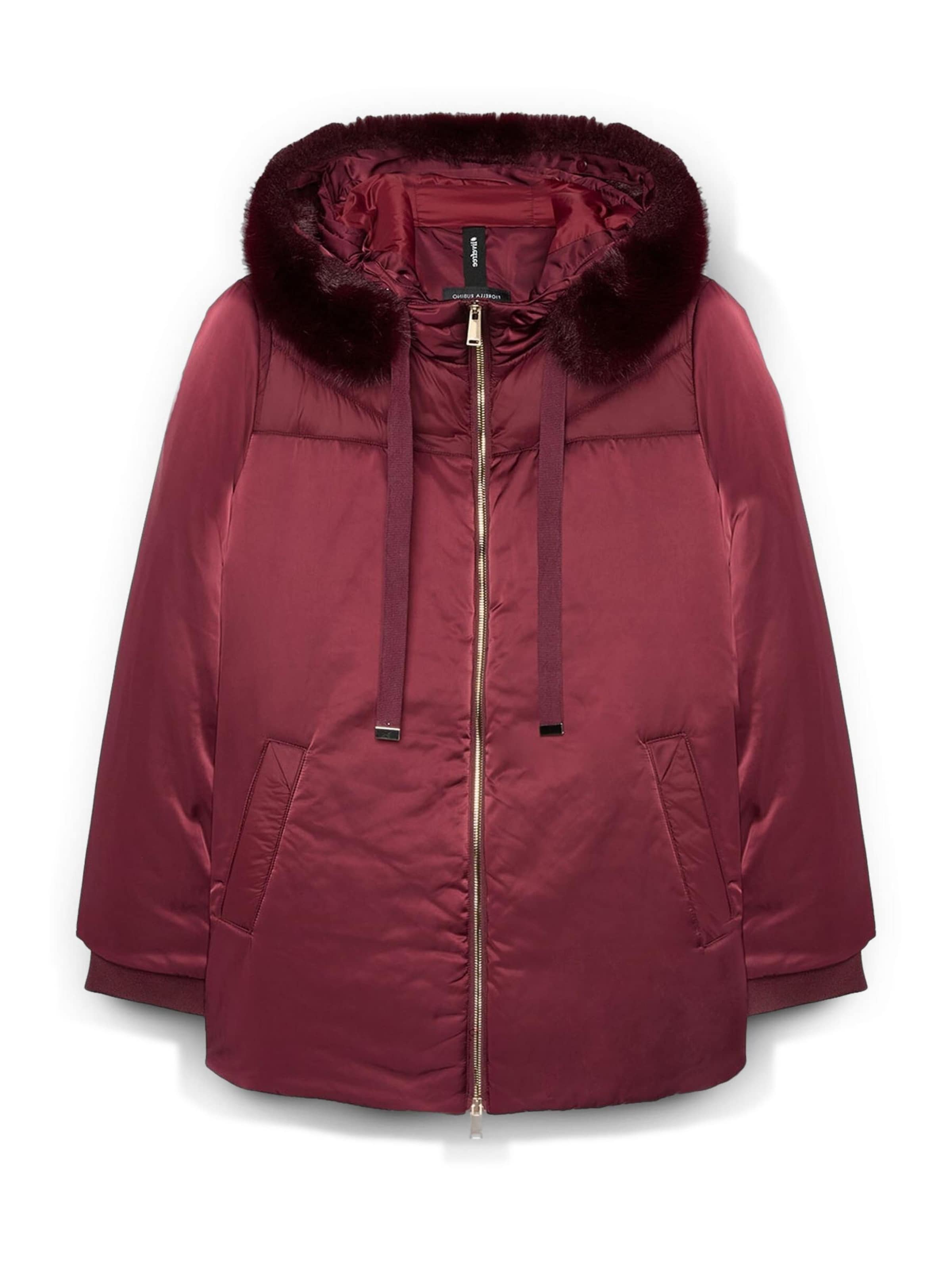Fiorella Rubino Winterjas in Rood: voorkant
