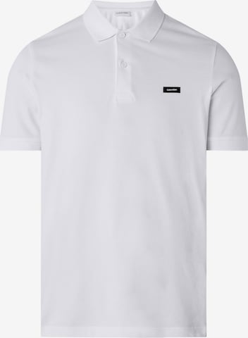 T-Shirt Calvin Klein en blanc : devant