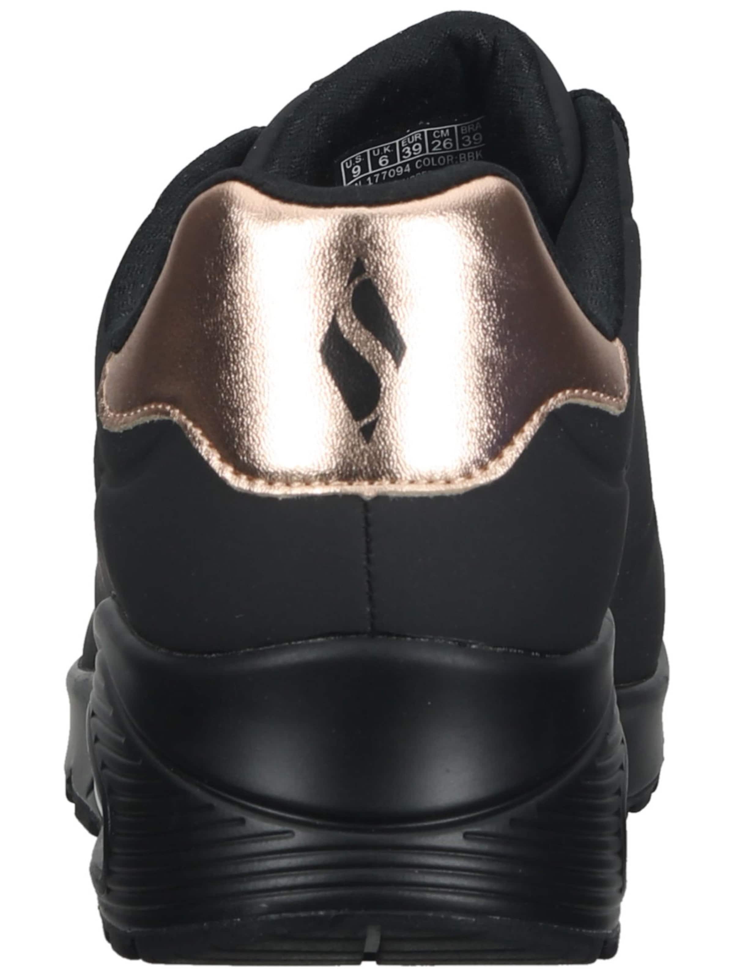 Baskets basses 'Uno-Golden Air' SKECHERS en noir