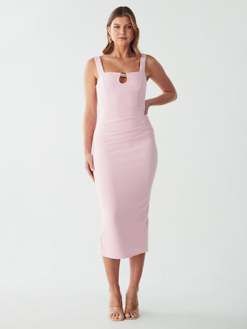 Robe de cocktail 'Mayan' BWLDR en rose