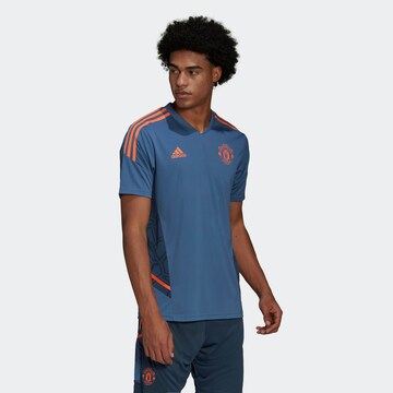 ADIDAS SPORTSWEAR Tricot 'Manchester United Condivo 22' in Blauw: voorkant