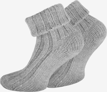 Chaussettes normani en gris : devant