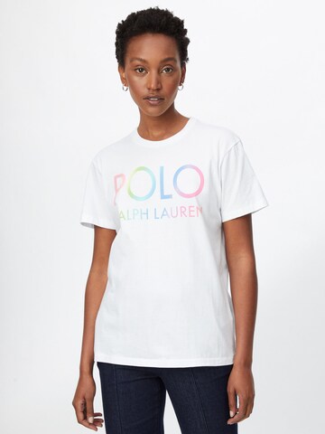 Polo Ralph Lauren Тениска в бяло: отпред