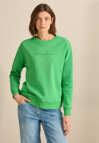 CECIL Sweatshirt in Grün: Vorderseite