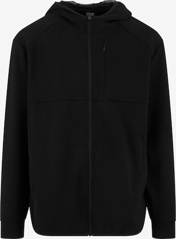Veste de survêtement Urban Classics en noir : devant