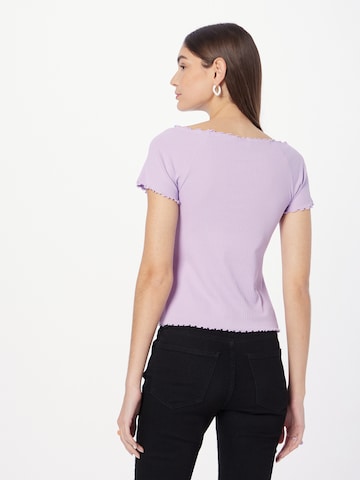 T-shirt QS en violet