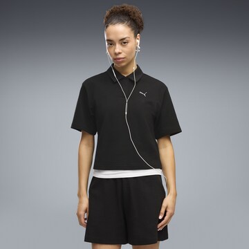 PUMA Shirt in Zwart: voorkant