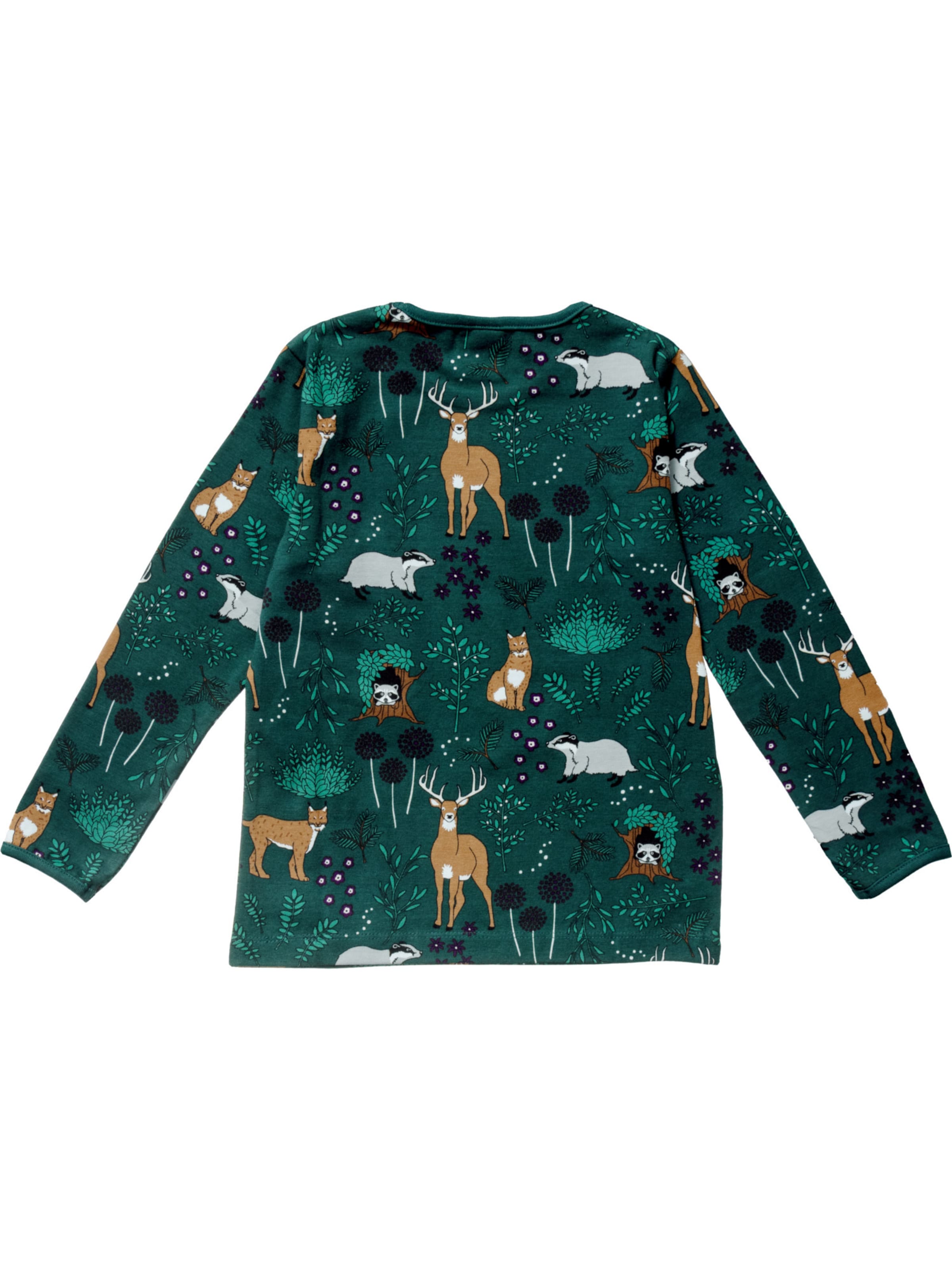 Villervalla Shirt 'Winter Forest' in Green
