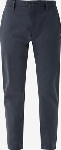 s.Oliver Chino trousers in Blue: front