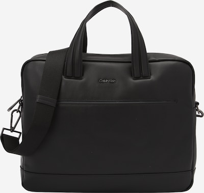 Geantă laptop Calvin Klein pe negru, Vizualizare produs