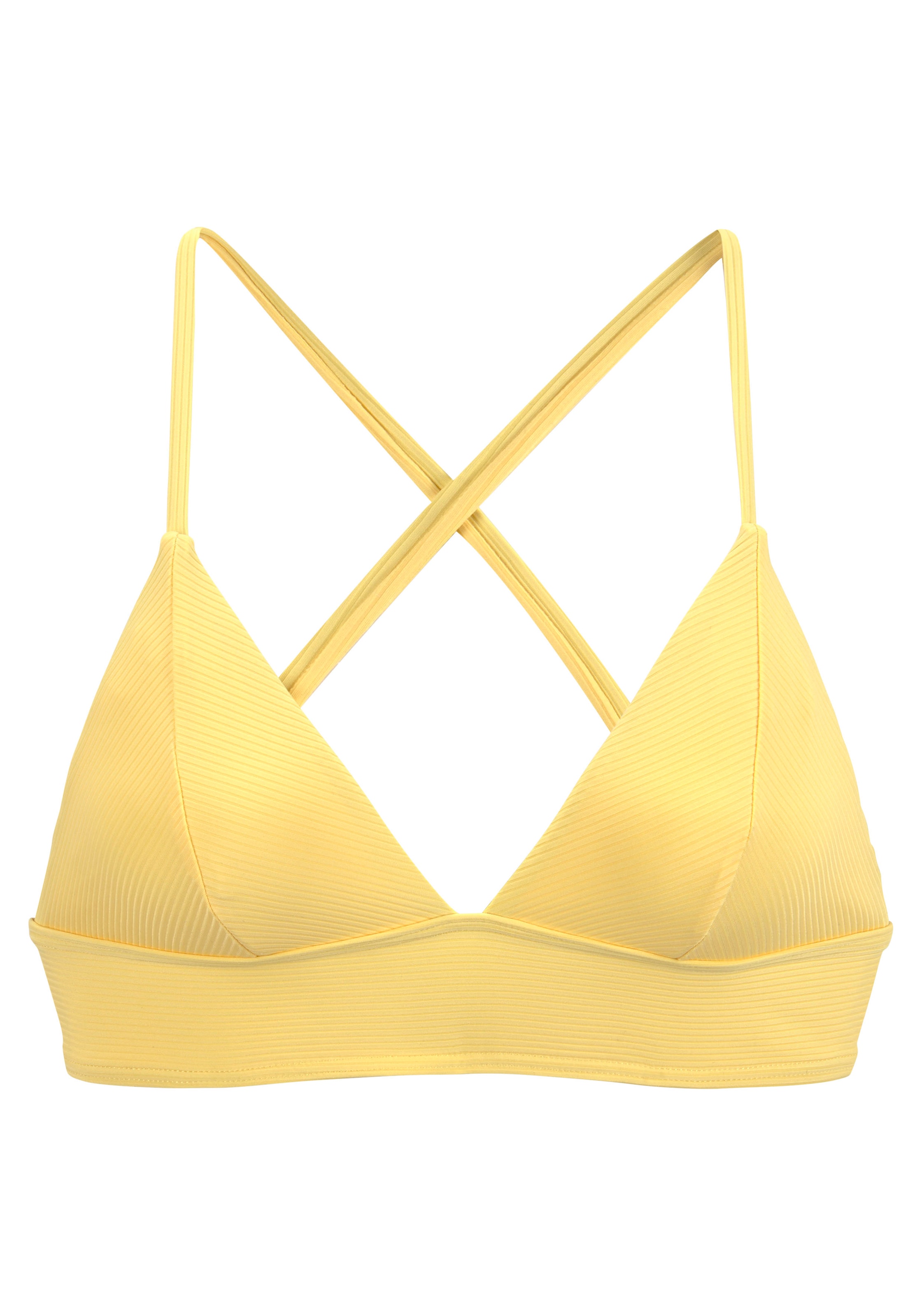 VENICE BEACH Bikinitop in Gelb: Vorderseite