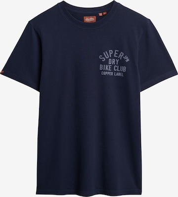 Superdry - Camiseta en azul: frente