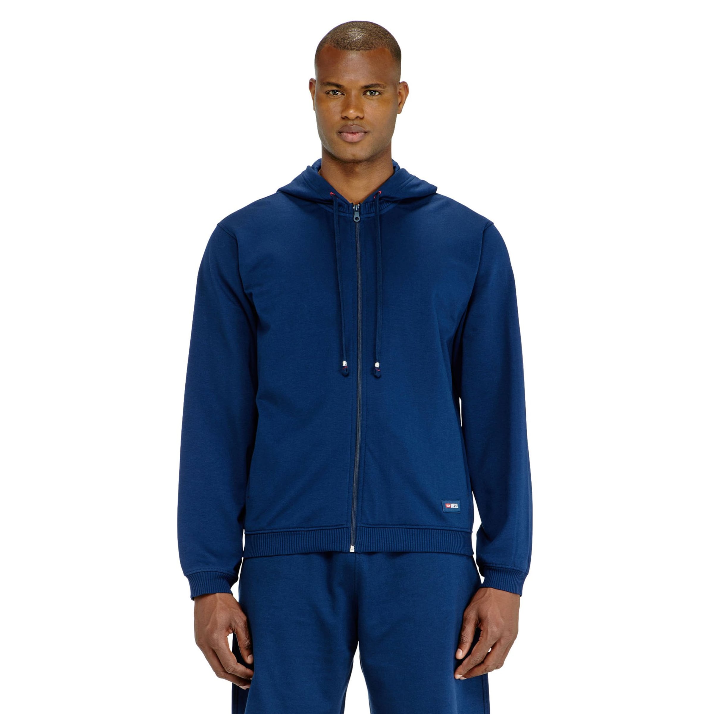 DIESEL Sweat jacket in Blue: front