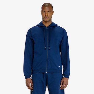Veste de survêtement DIESEL en bleu : devant