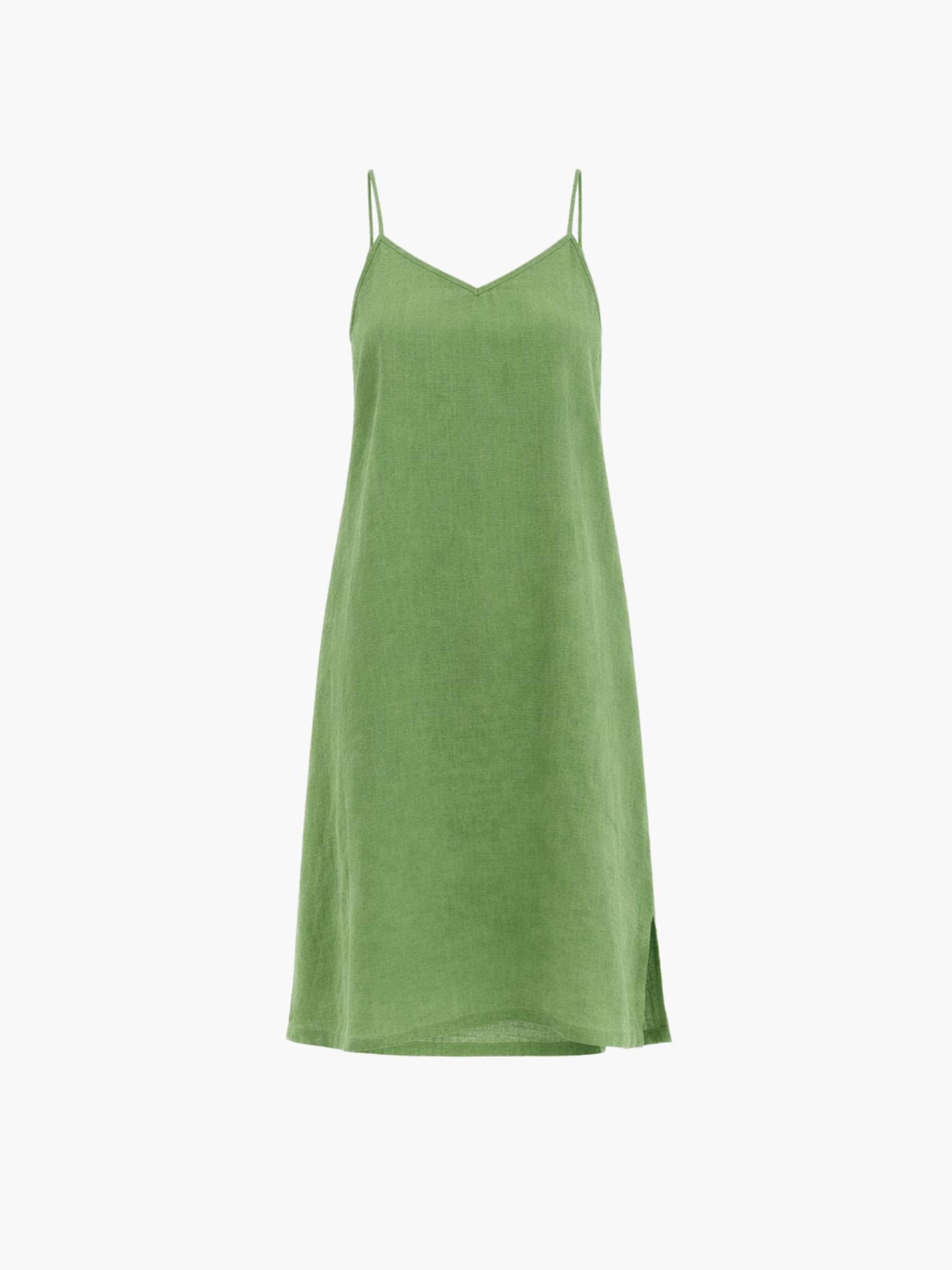 AmourLinen - Vestido 'Zoe' en verde: frente