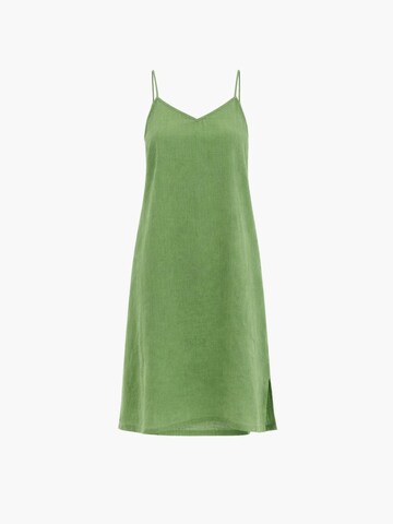 AmourLinen Dress 'Zoe' in Green: front