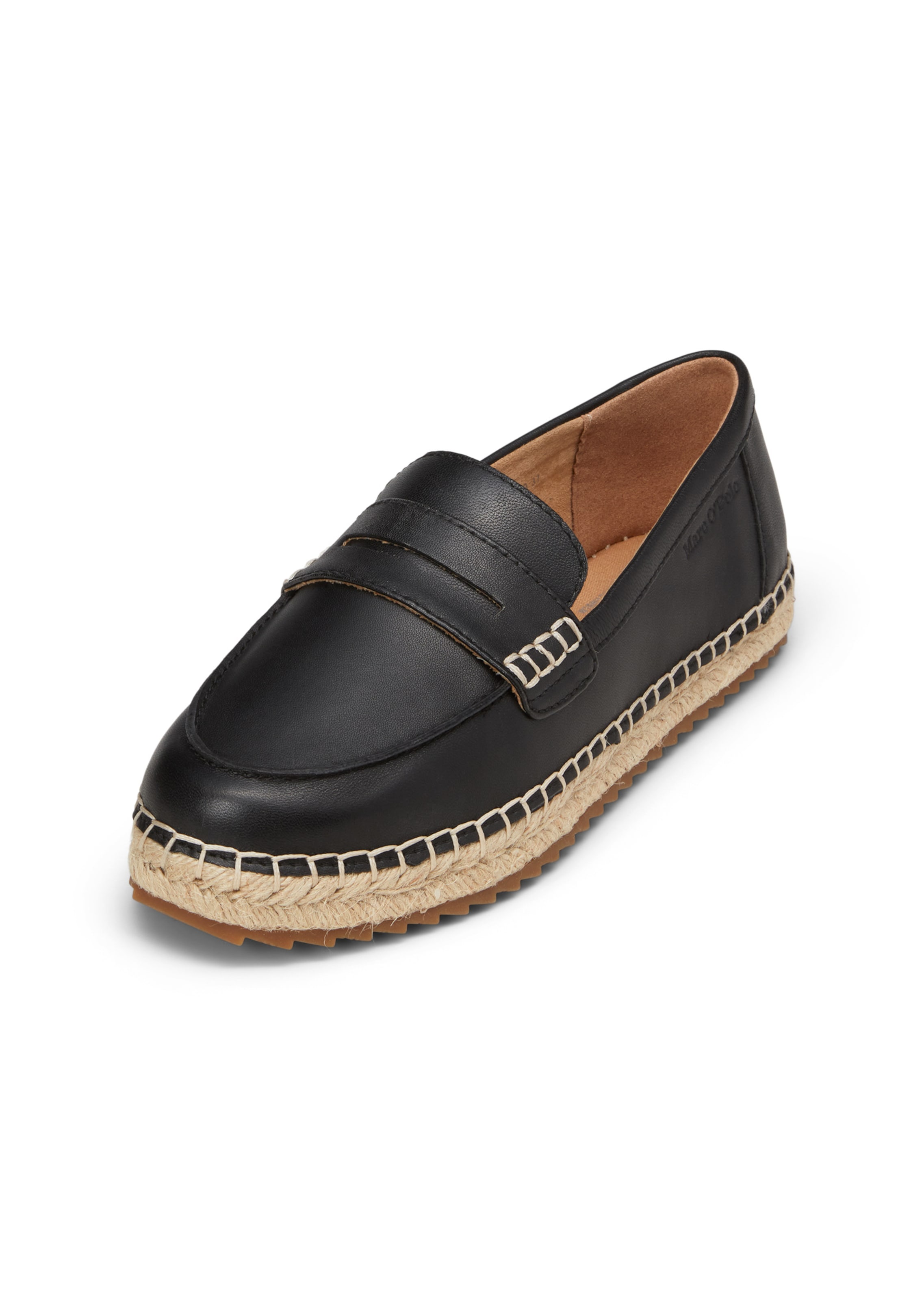 Marc O'Polo Espadrilles in Black: front